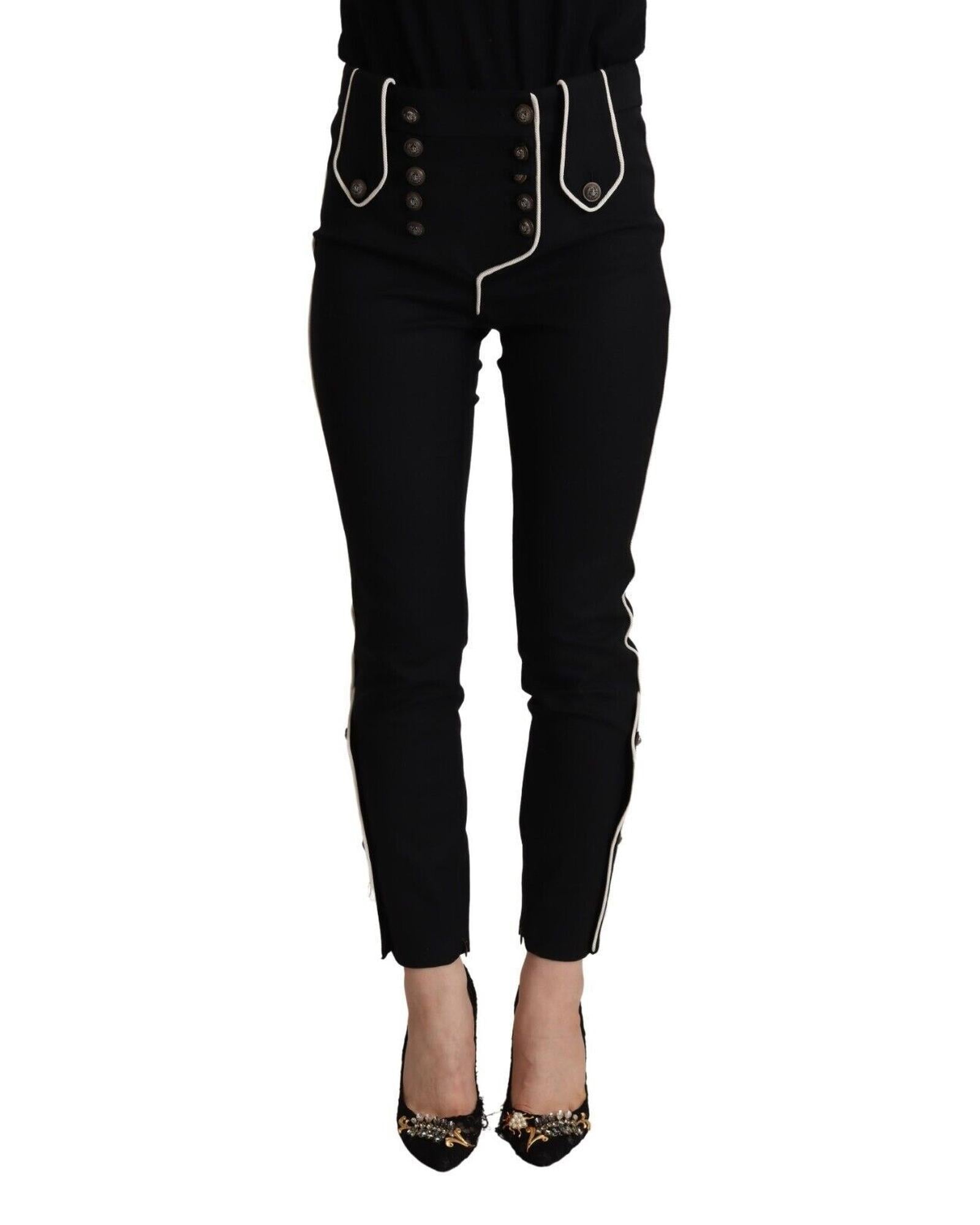 Dolce & Gabbana  Sailor Pants Black