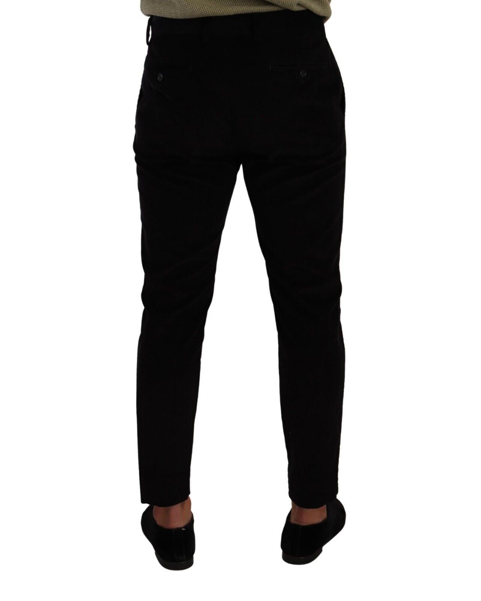 Dolce & Gabbana  Slim Fit Corduroy Trousers Black