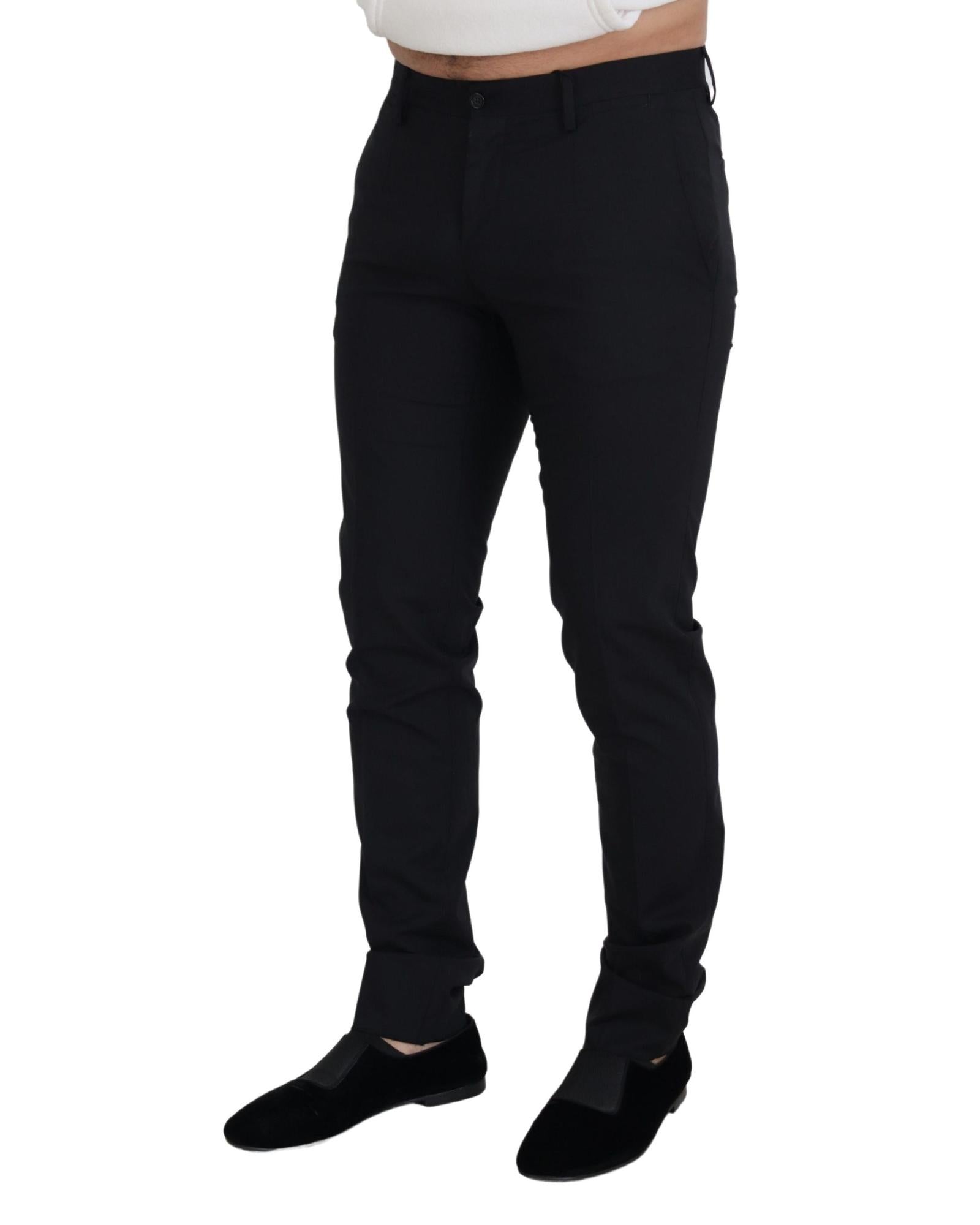 Dolce & Gabbana  Men's Classic Fit Trousers in Black