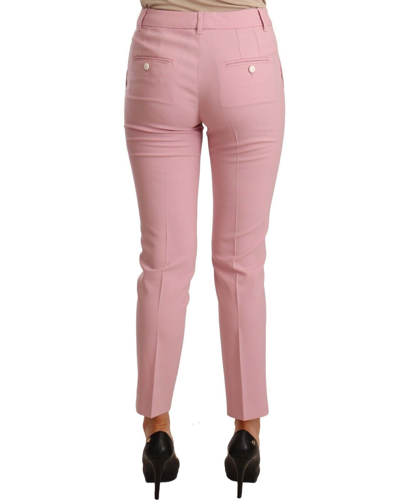 Dolce & Gabbana  Women's Slim Fit Trousers in Pink