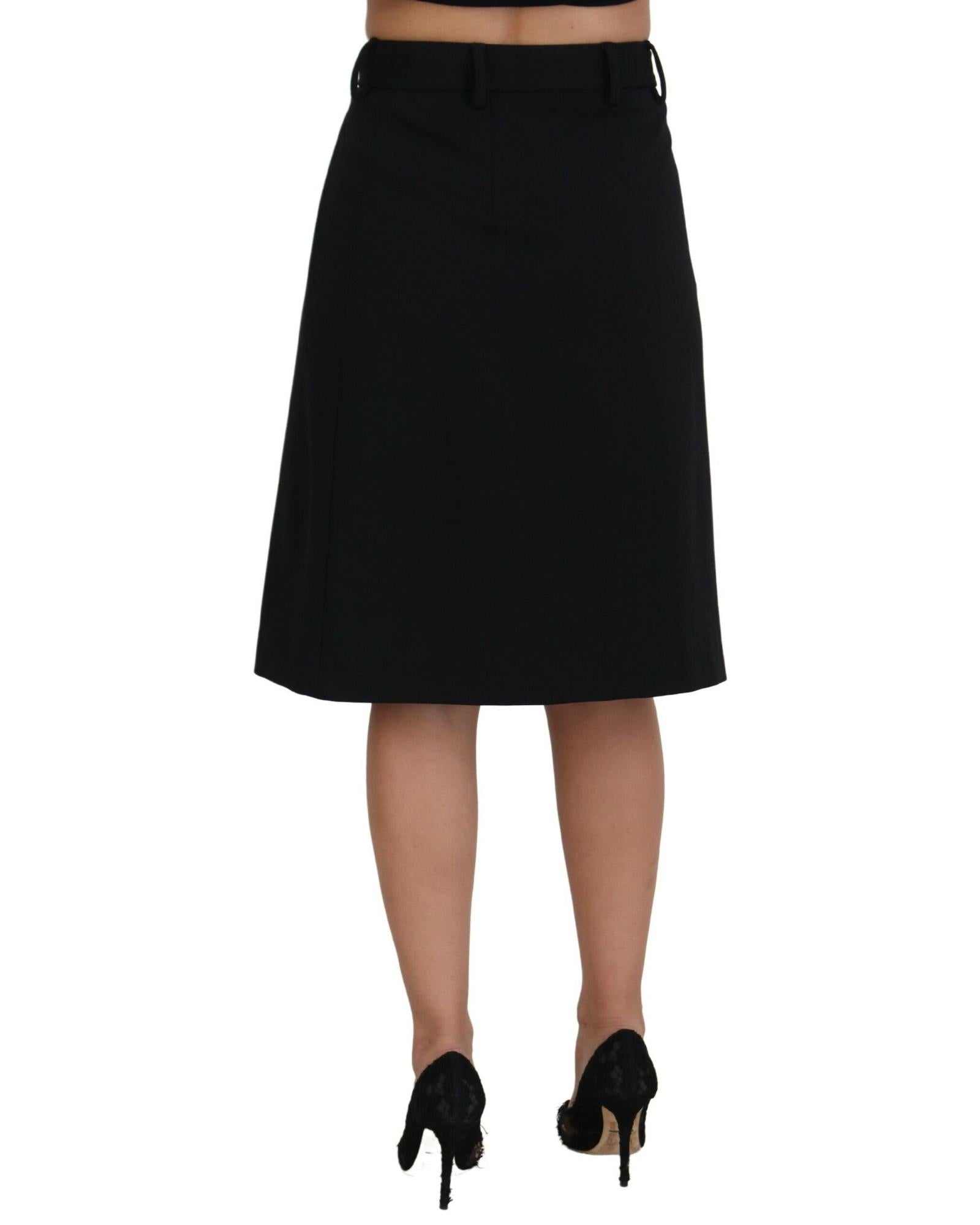 Dolce & Gabbana  Women's Black Wrap Skirt