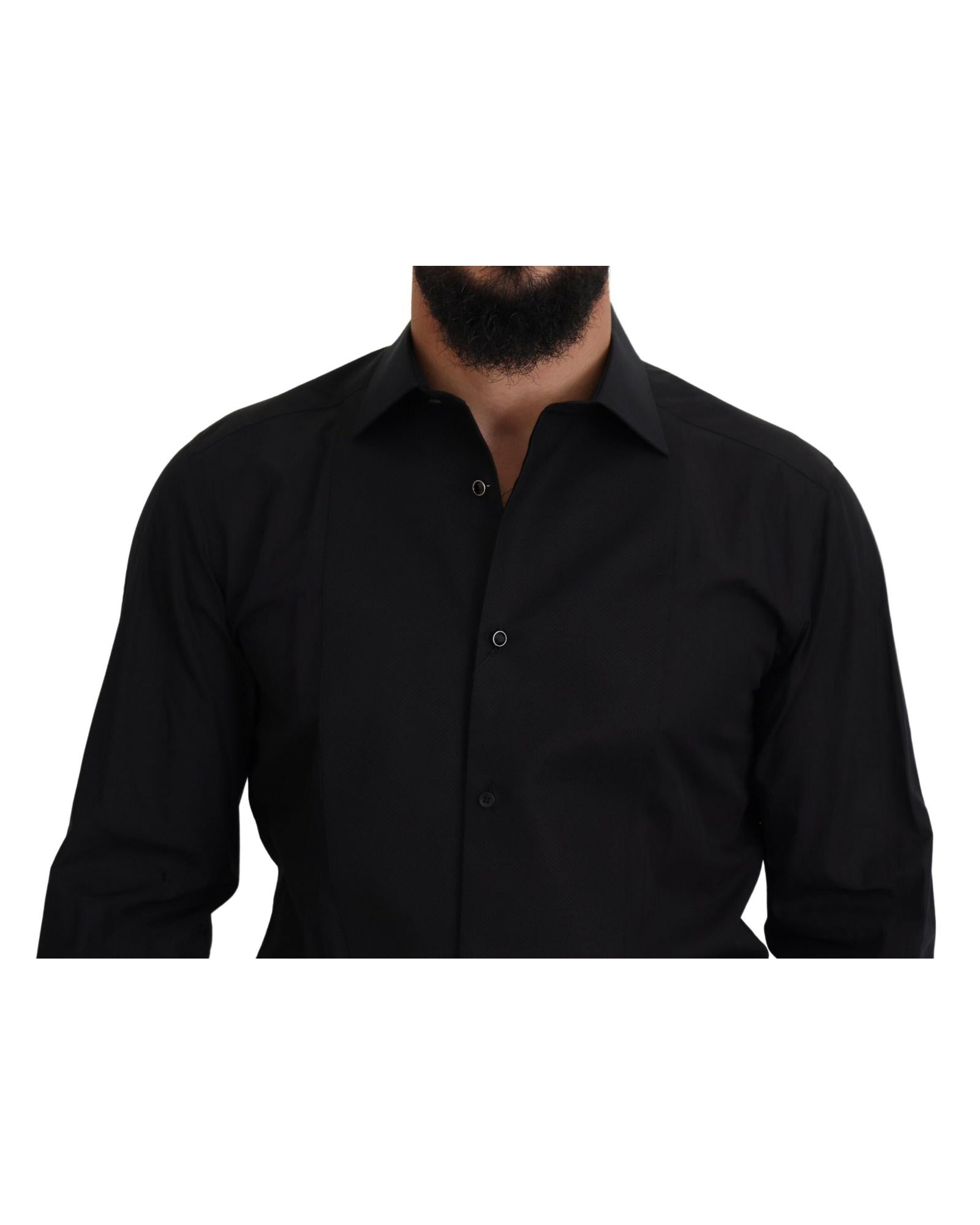 Dolce & Gabbana  Classic Fit Dress Shirt - Black