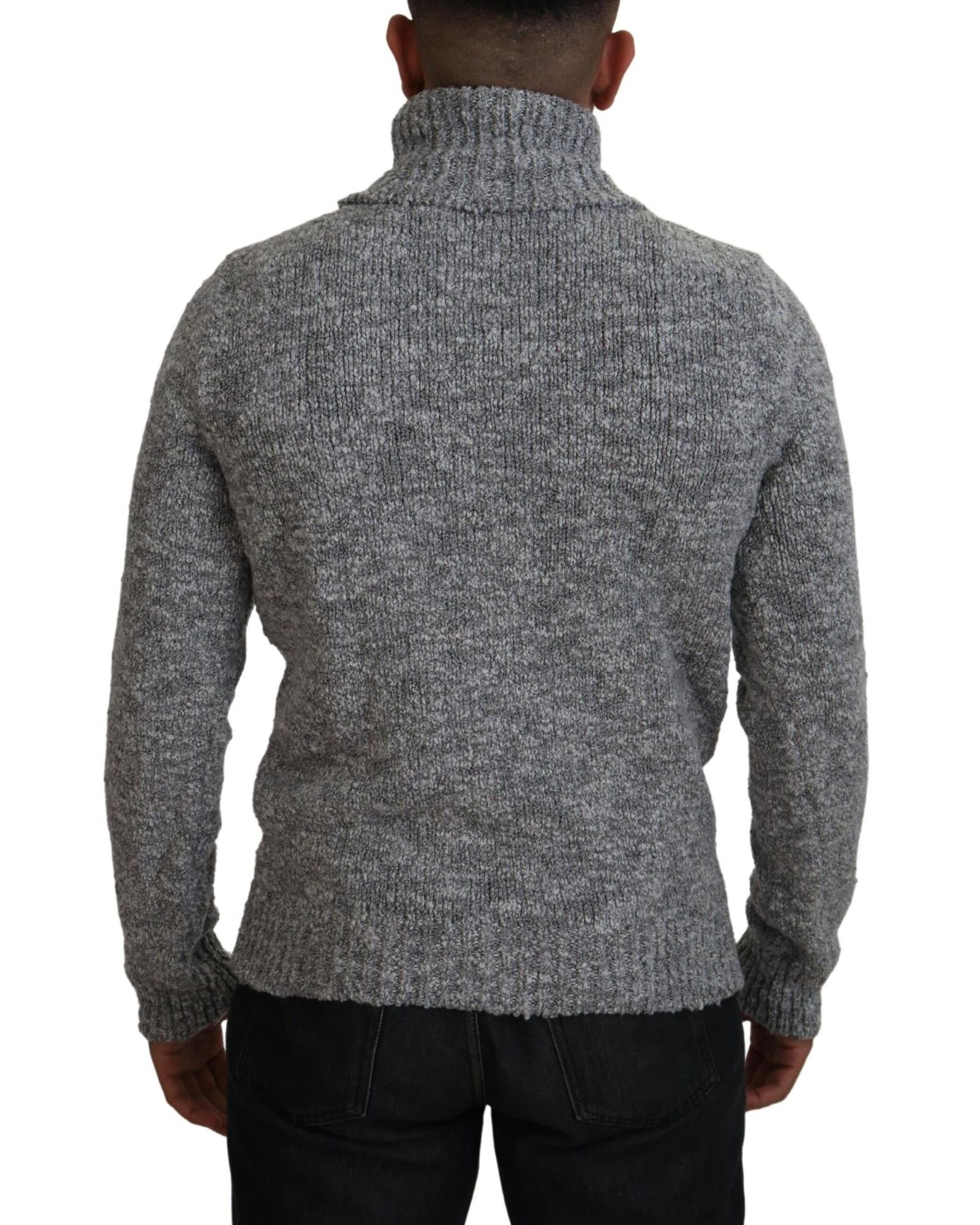 Dolce & Gabbana Wool Knit Turtleneck Sweater