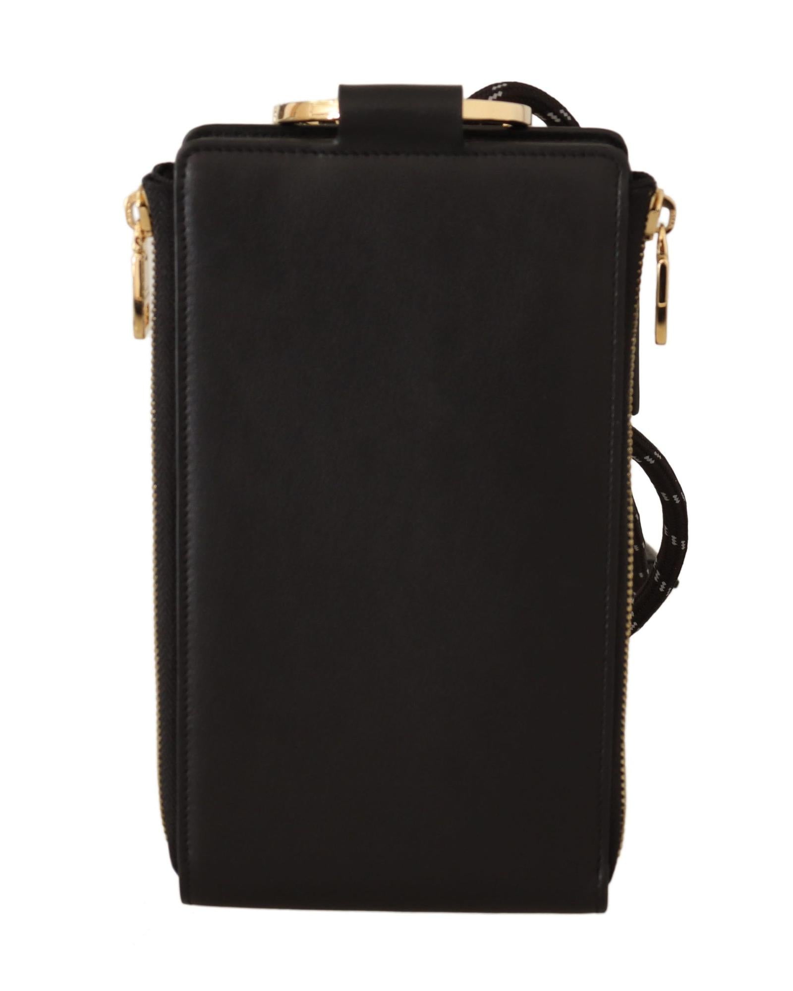 Dolce & Gabbana  Sicily Phone Case with Rope Strap - Black