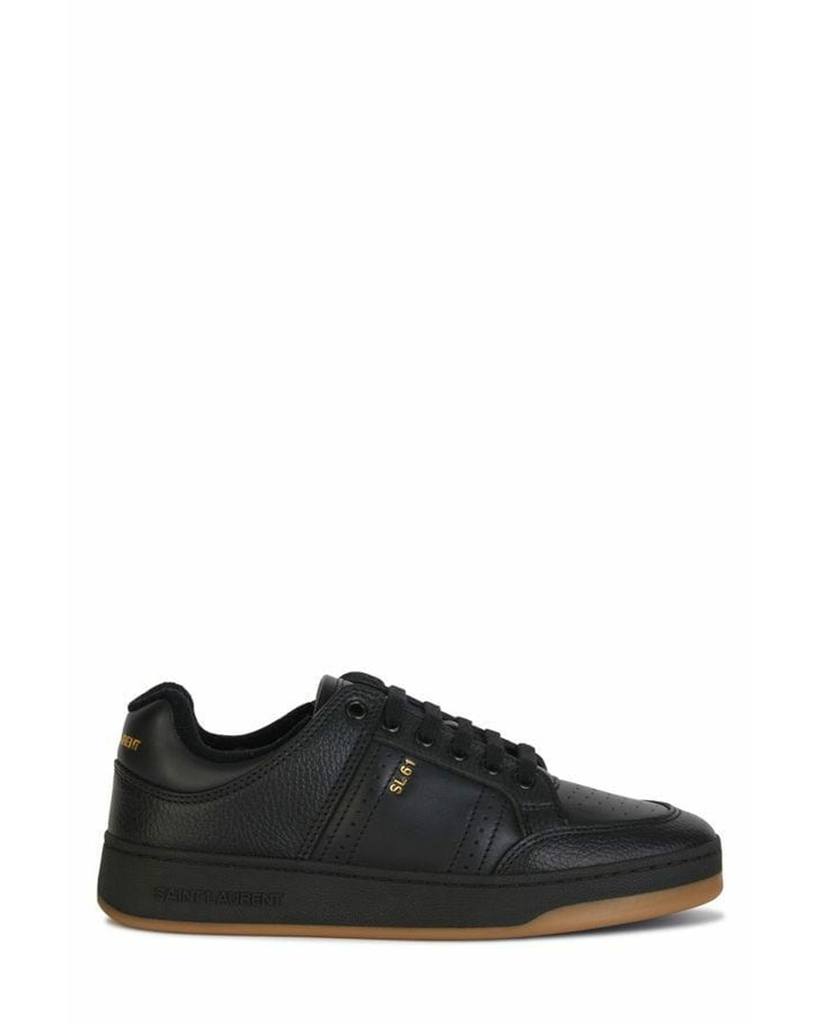 Saint Laurent  SL06 Low Top Sneakers - Black