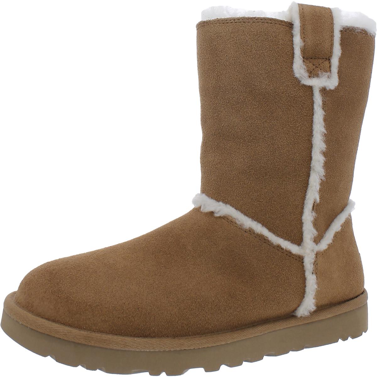 Womens Suede Wool Blend Winter & Snow Boots