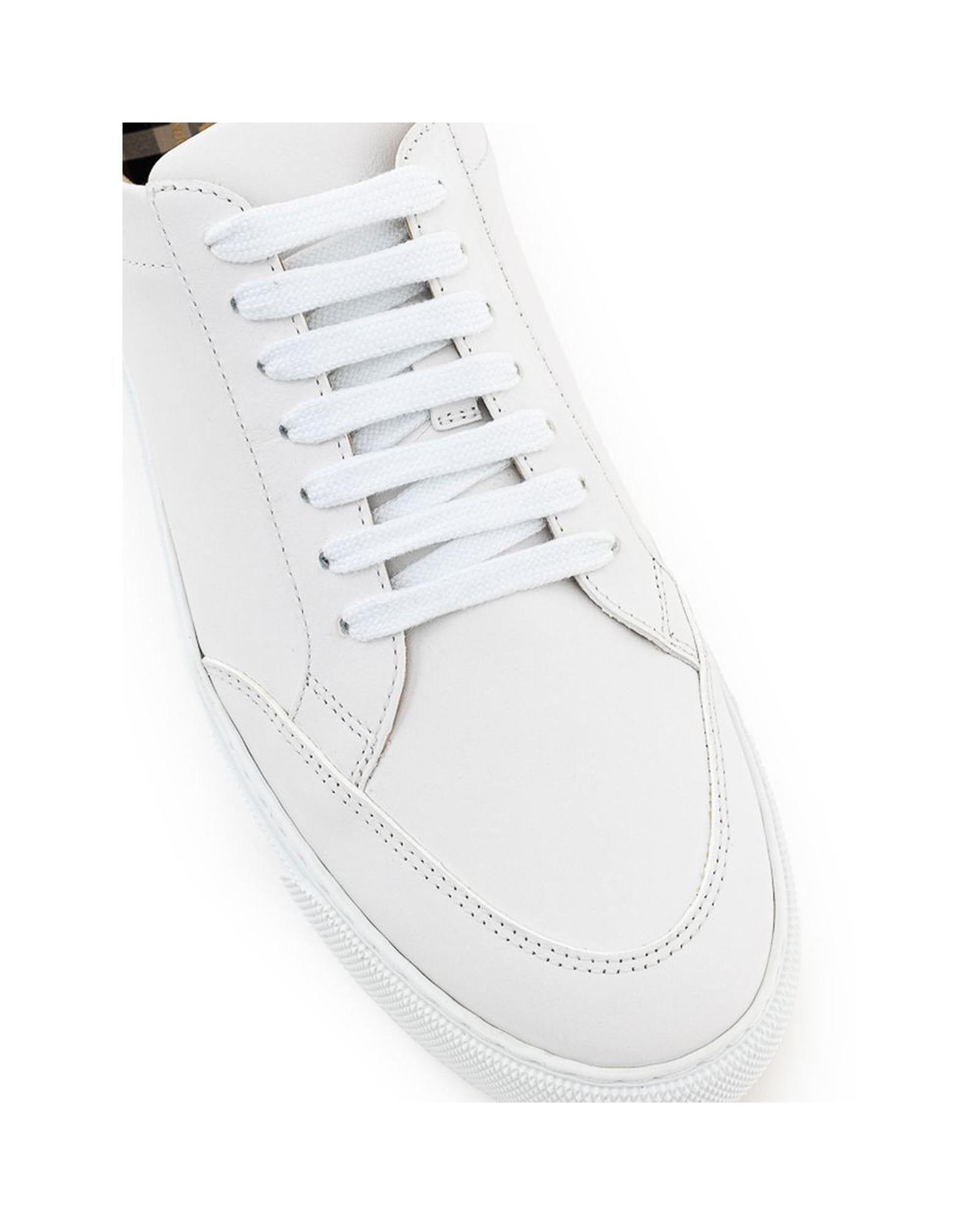 Burberry  Arthur Leather Sneakers White