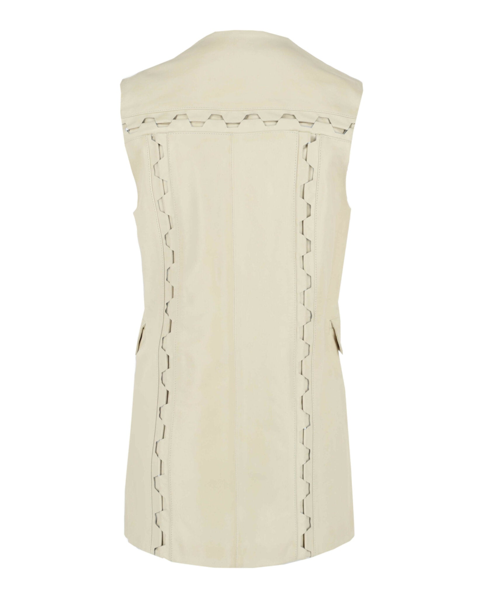 AMBUSH Womens Lace Up Leather Vest