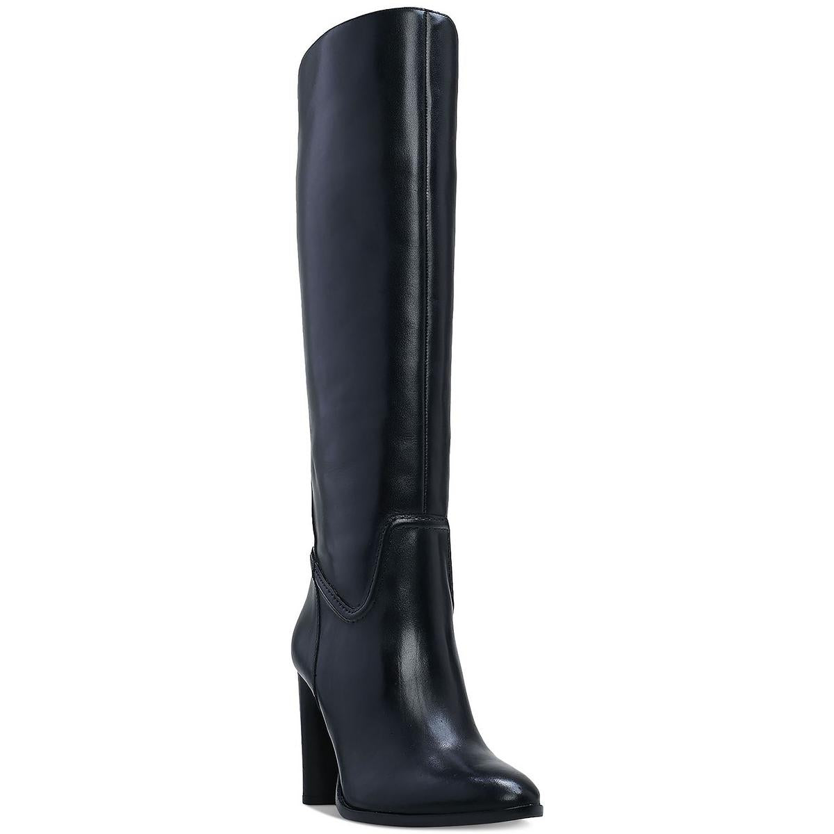 Evangee Womens Leather Tall Knee-High Boots