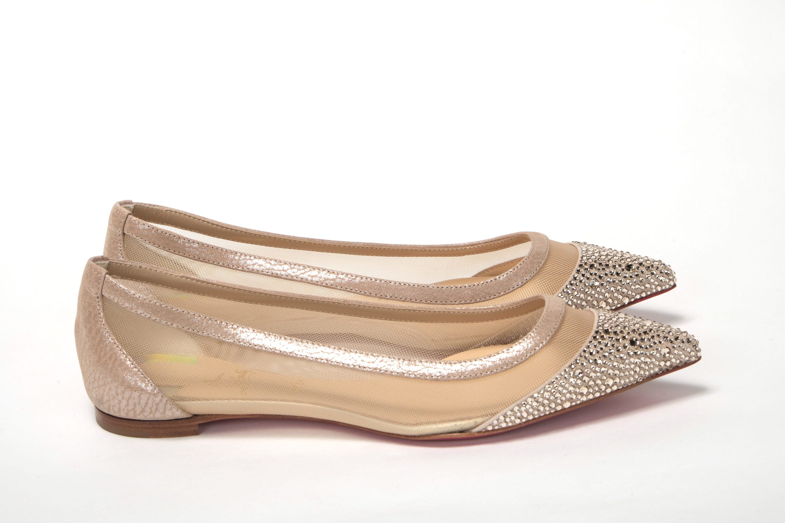 Christian Louboutin  Iriza 55 mm Flat in Beige