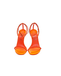 Christian Louboutin  So Kate 120 Orange Leather Heels1