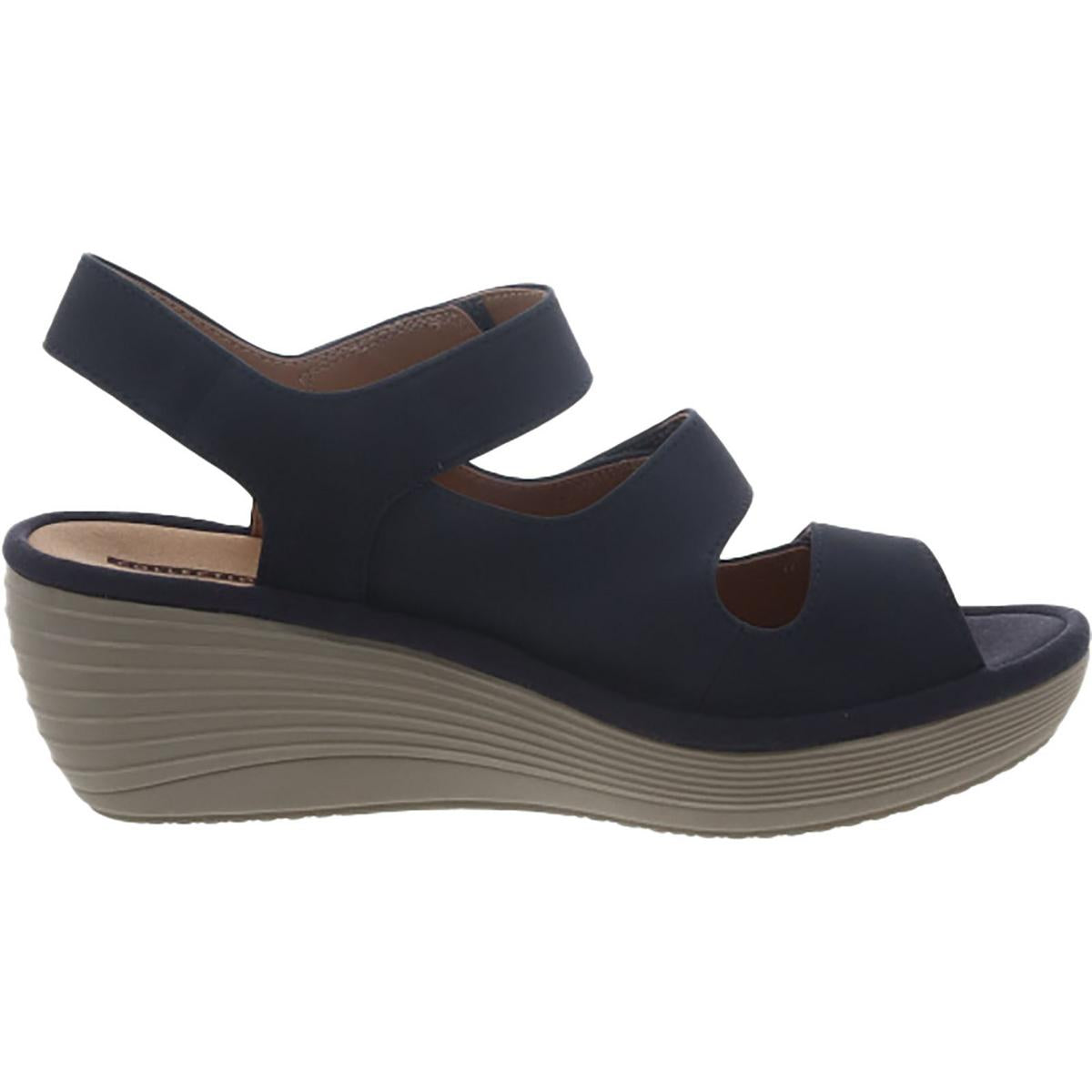 Reedly Juno Womens Nubuck Platforms Wedges