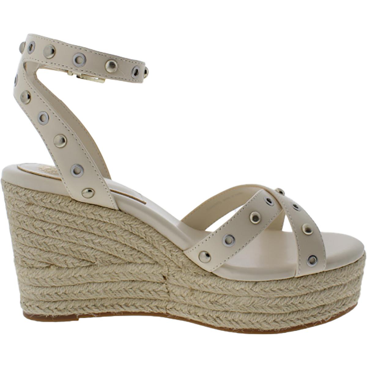 FEEGELLA Womens Ankle strap Almond toe Wedge Sandals