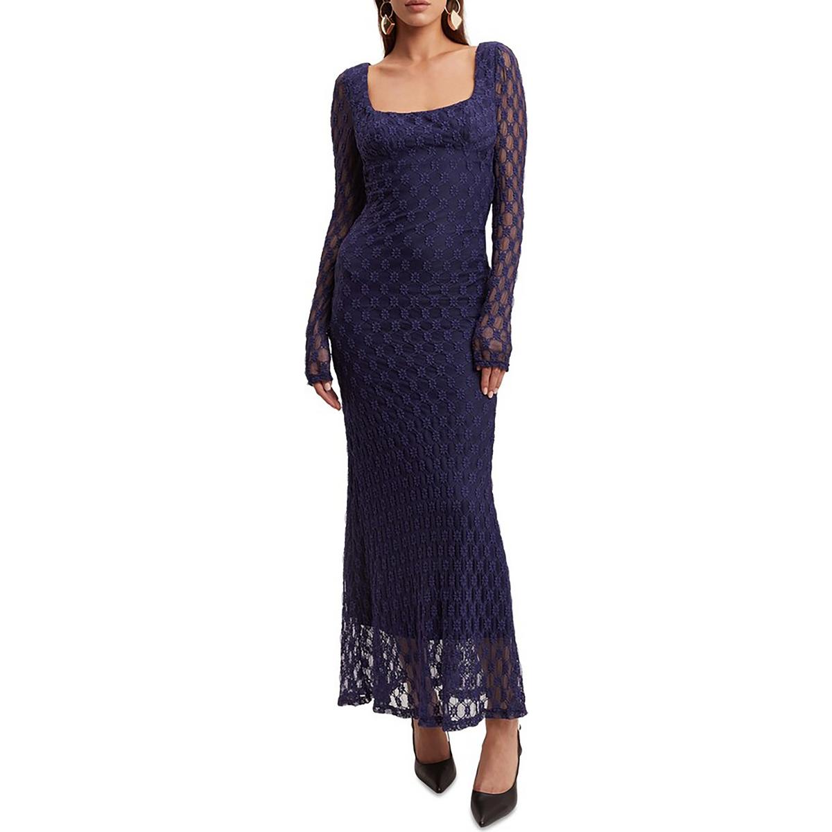 Adoni Womens Lace Long Maxi Dress