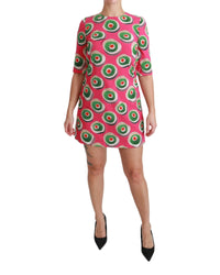 Dolce & Gabbana Sicily Cup Cake Print Silk Dress4