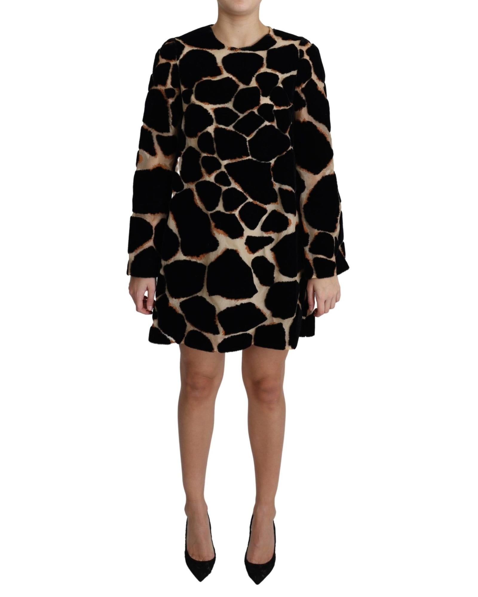 Dolce & Gabbana Gorgeous Giraffe Print Shift Dress8