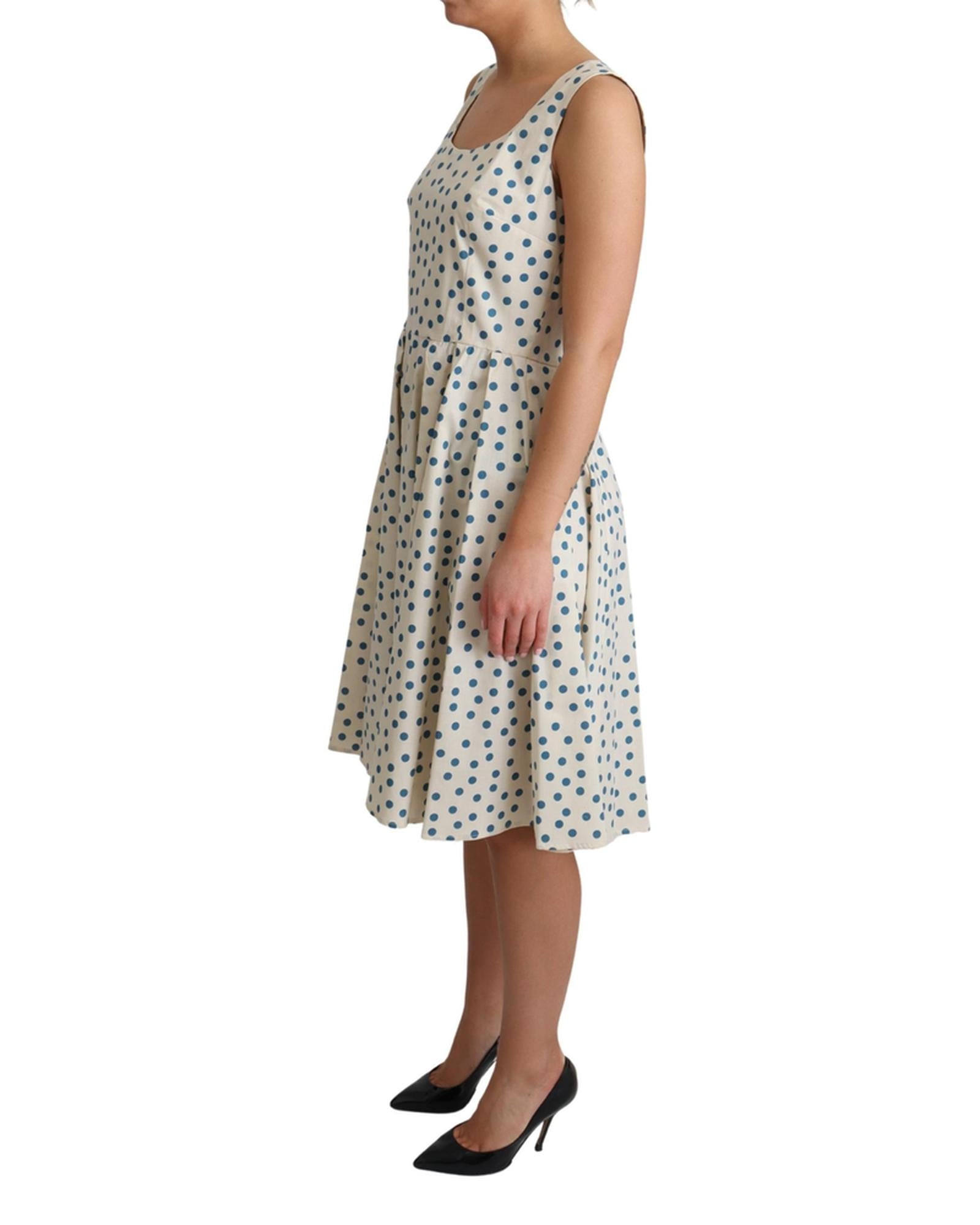 Dolce & Gabbana Dotted Cotton A-Line Dress27