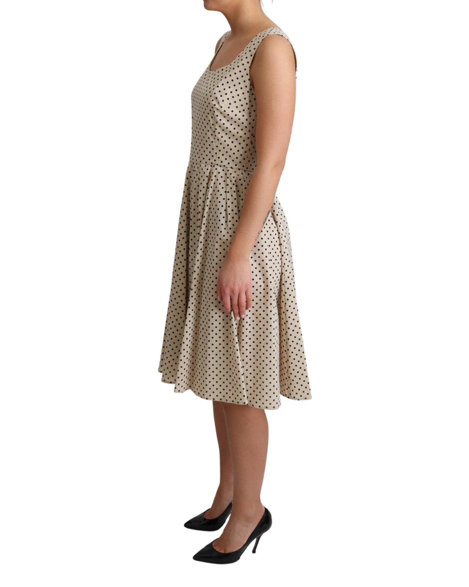 Dolce & Gabbana Polka Dotted Cotton A-Line Dress28