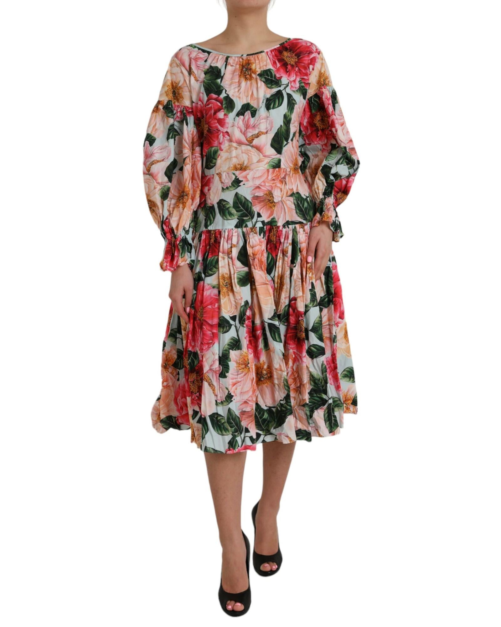 Dolce & Gabbana  Floral Print Midi Dress