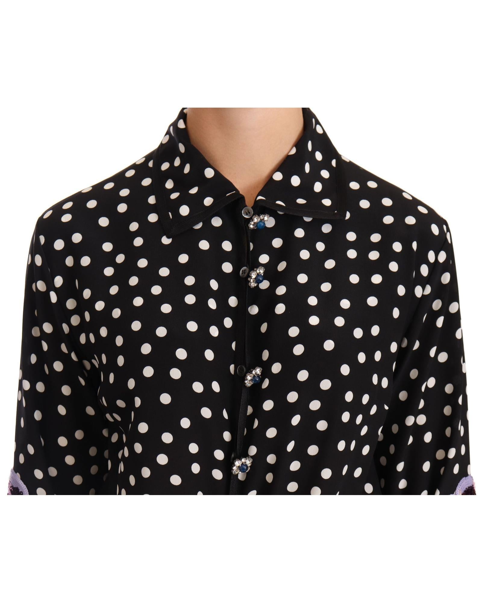 Dolce & Gabbana  Polka Dot Silk Dress