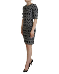 Dolce & Gabbana Jacquard Sheath Bodycon Dress4