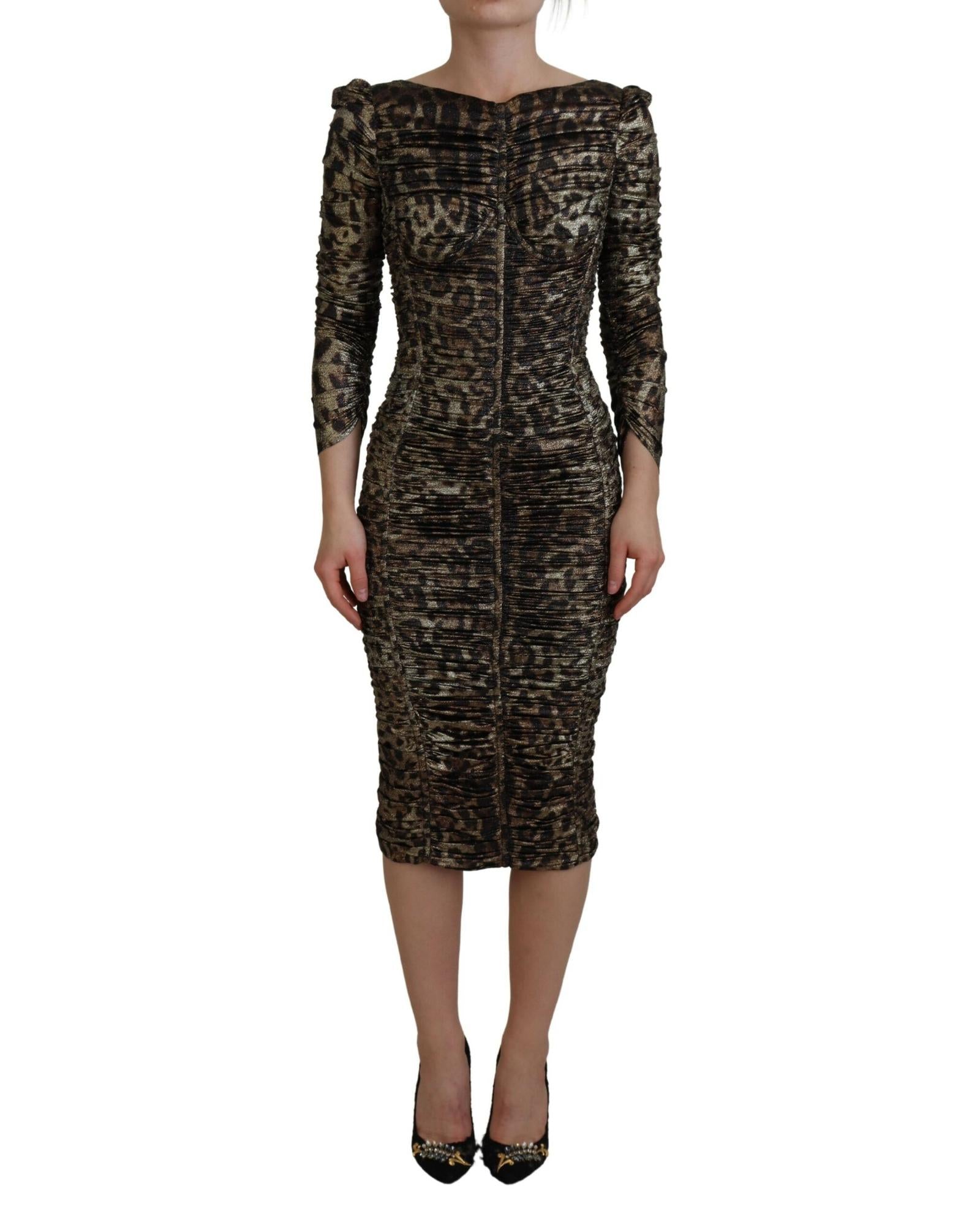 Dolce & Gabbana  Leopard Print Dress