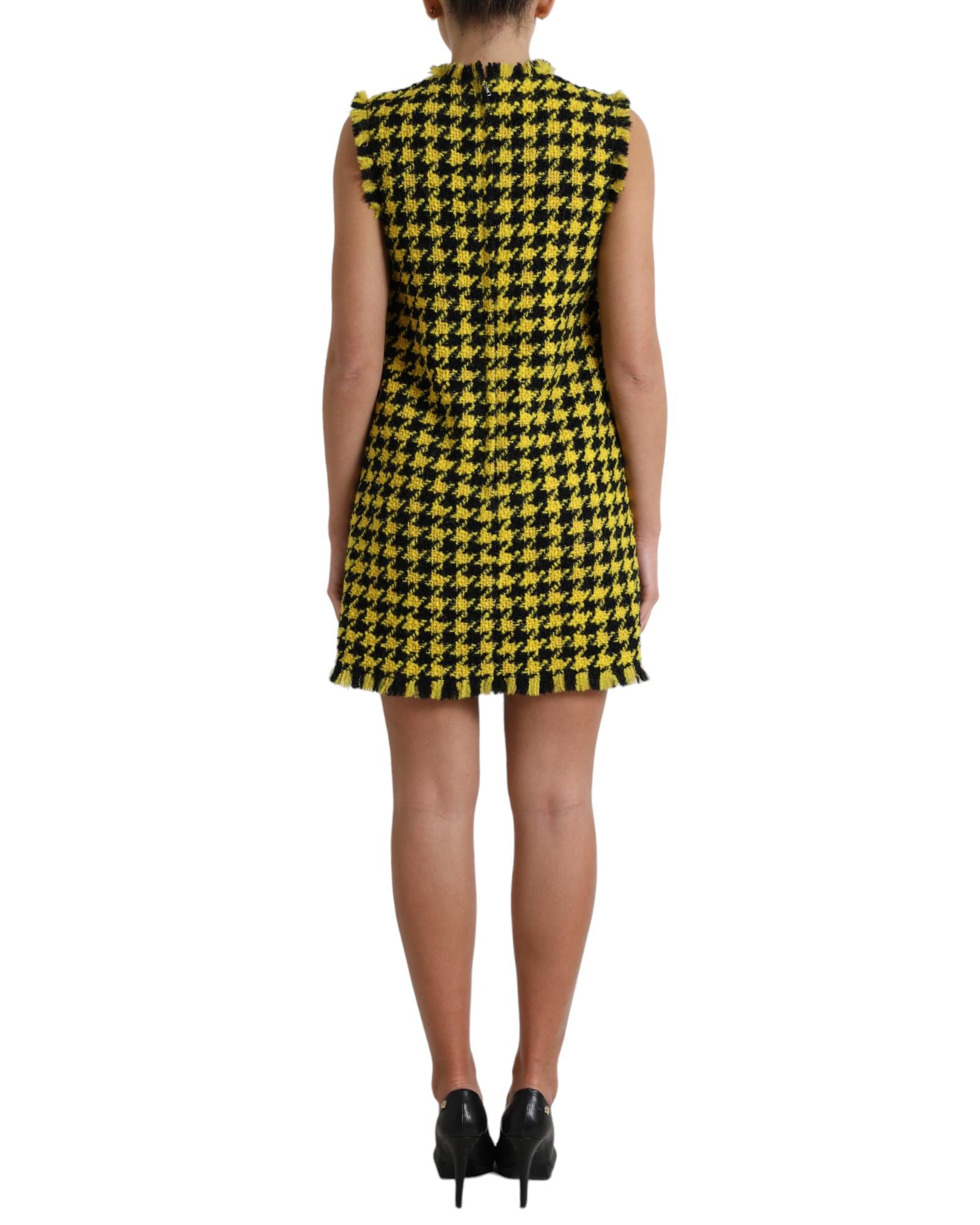 Dolce & Gabbana  Houndstooth Mini Dress