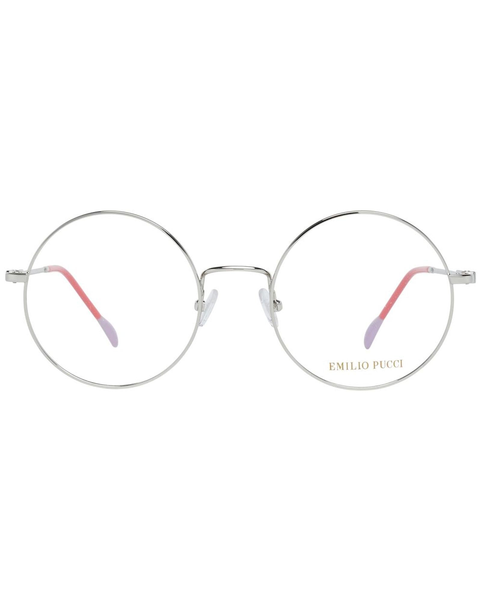 Emilio Pucci  EP 5280 Round Metal Eyeglasses Frame Silver