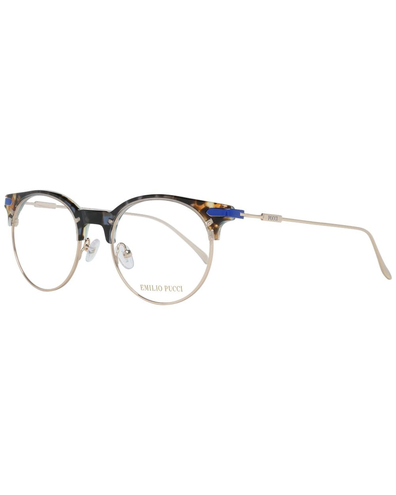 Emilio Pucci  EP5050 Round Eyeglasses Brown Tortoise