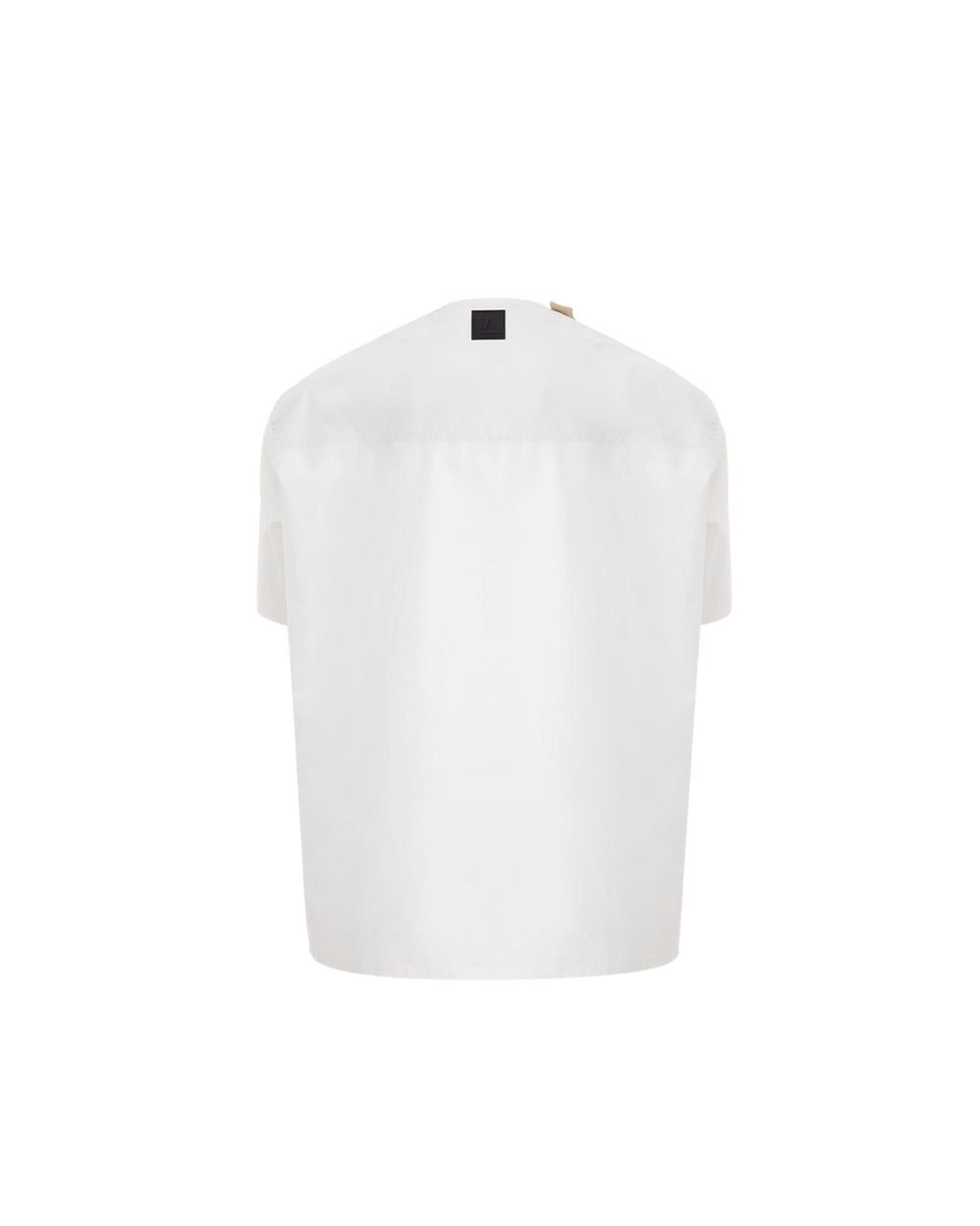 Emporio Armani  Men's White Cotton T-Shirt