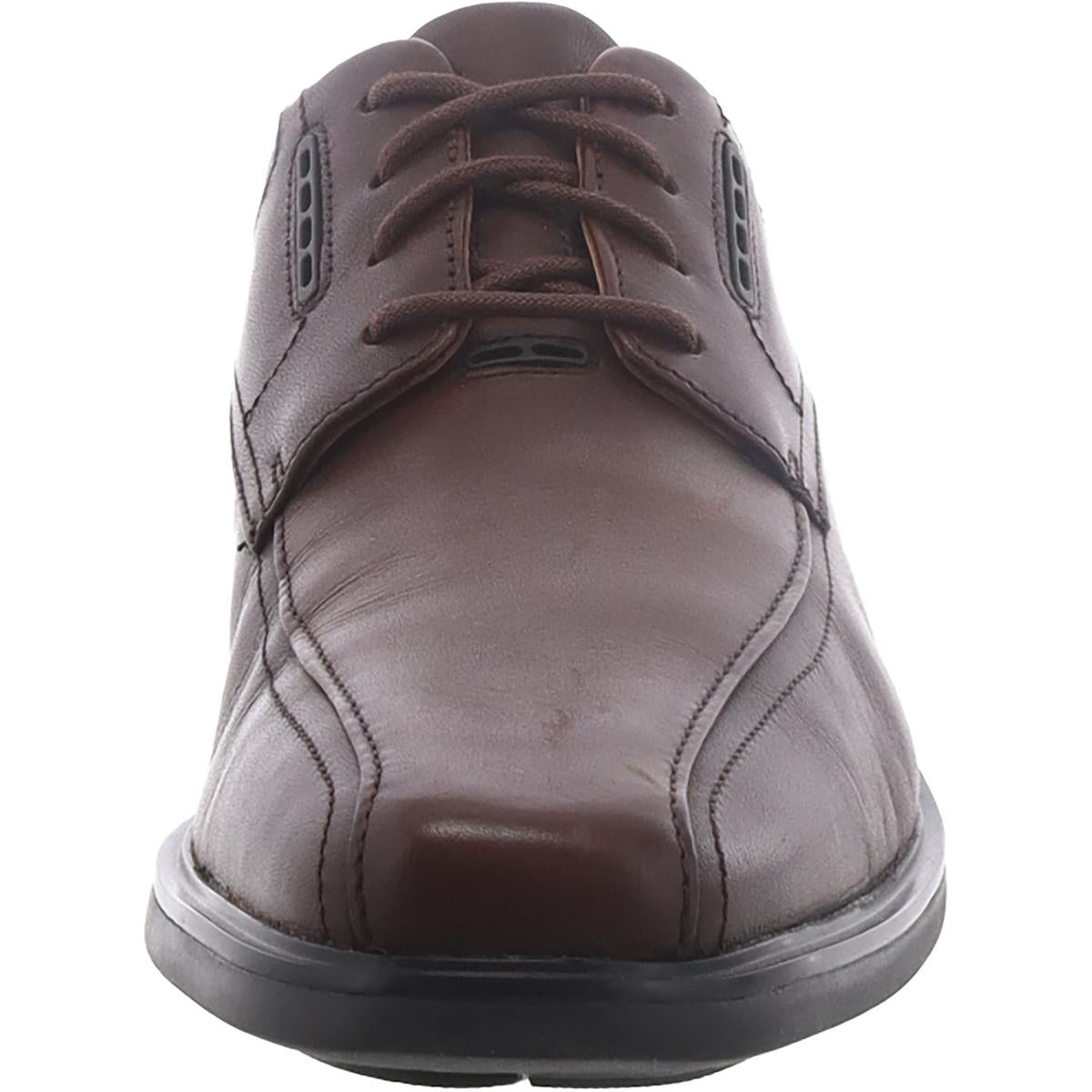 Unkenneth Way Mens Leather Lace Up Derby Shoes