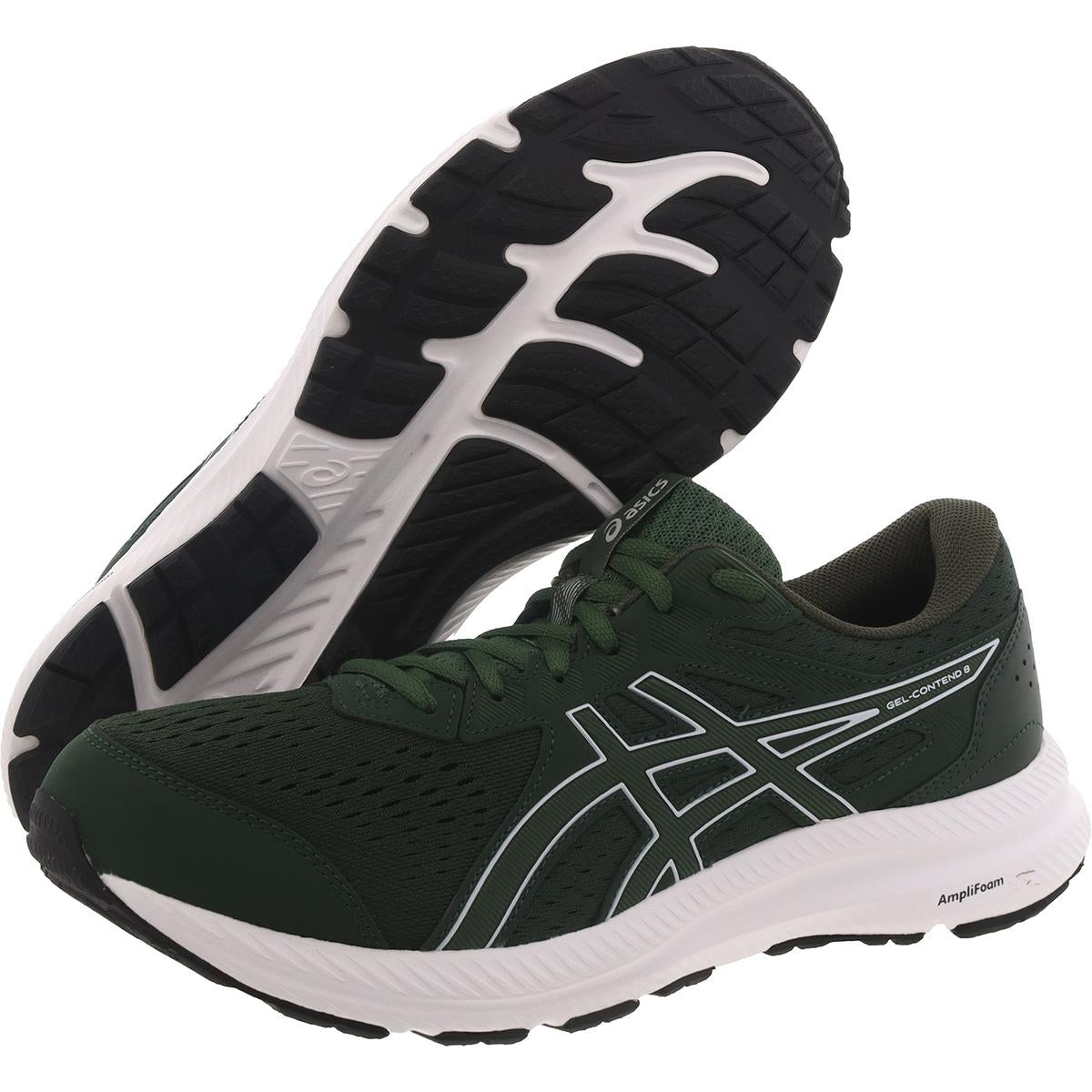 Gel-Contend 8 Mens Lace-Up Padded Insole Running & Training Shoes