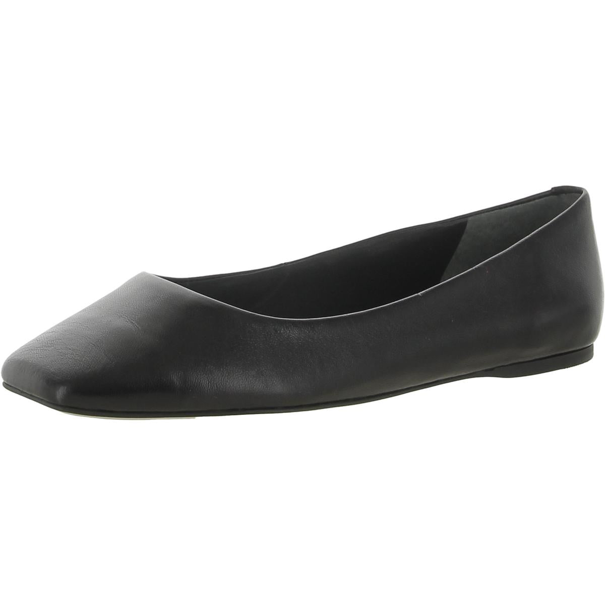 Flxamaya Womens Leather Slip On Ballet Flats