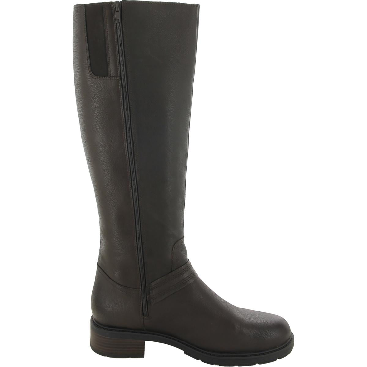 Hearth Rae Womens Leather Harness Knee-High Boots