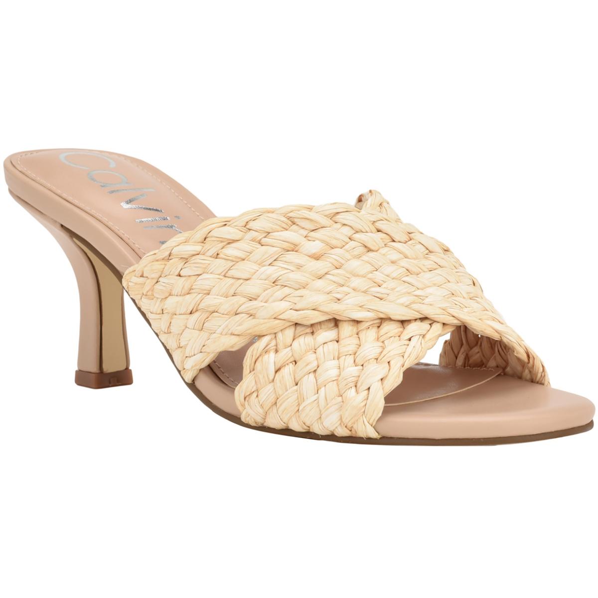 Chetol2  Womens Woven Slip On Heels