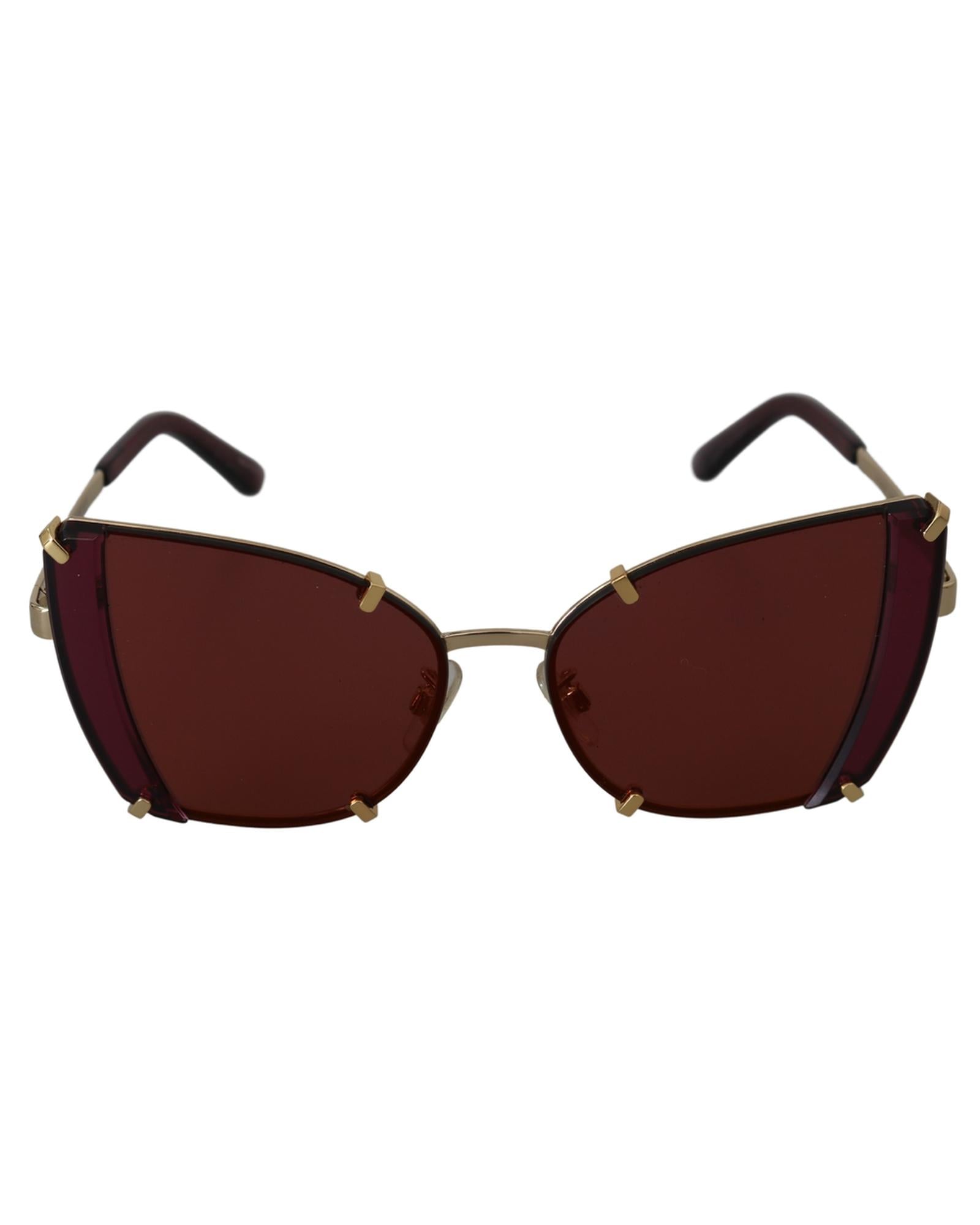 Dolce & Gabbana  DG5035 CatEye Sunglasses Burgundy