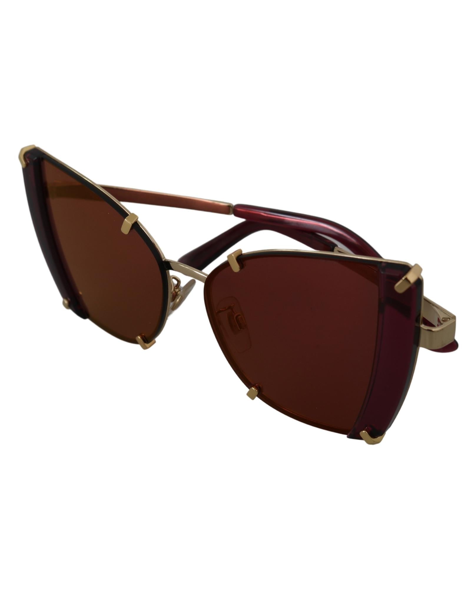 Dolce & Gabbana  DG5035 CatEye Sunglasses Burgundy