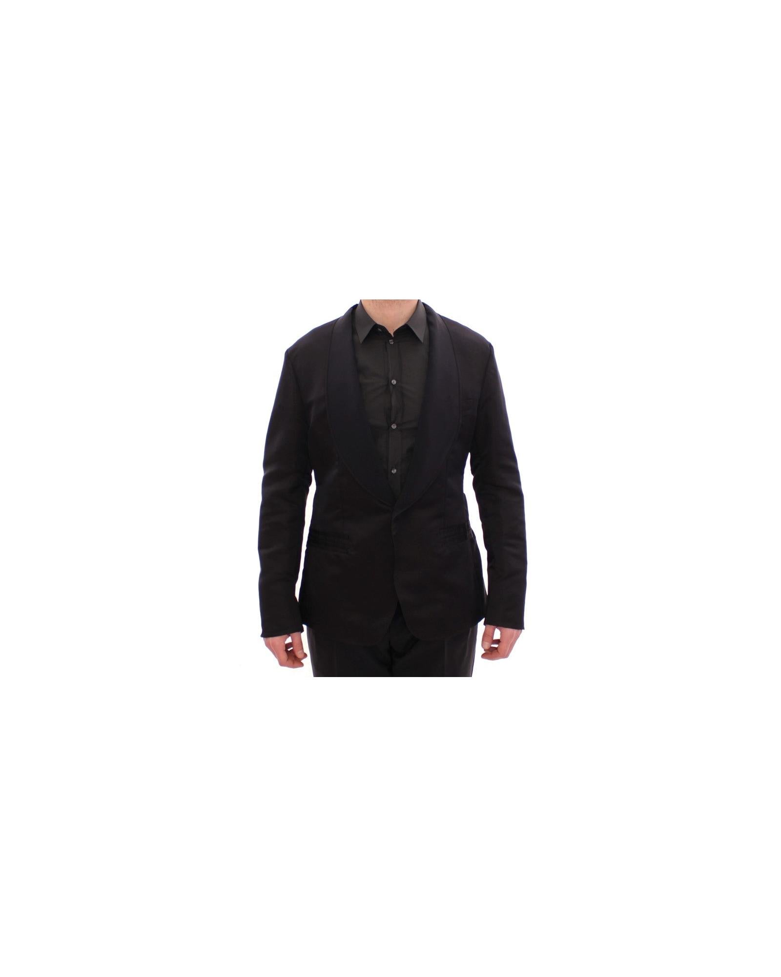 Dolce & Gabbana  Black Single Breasted Blazer