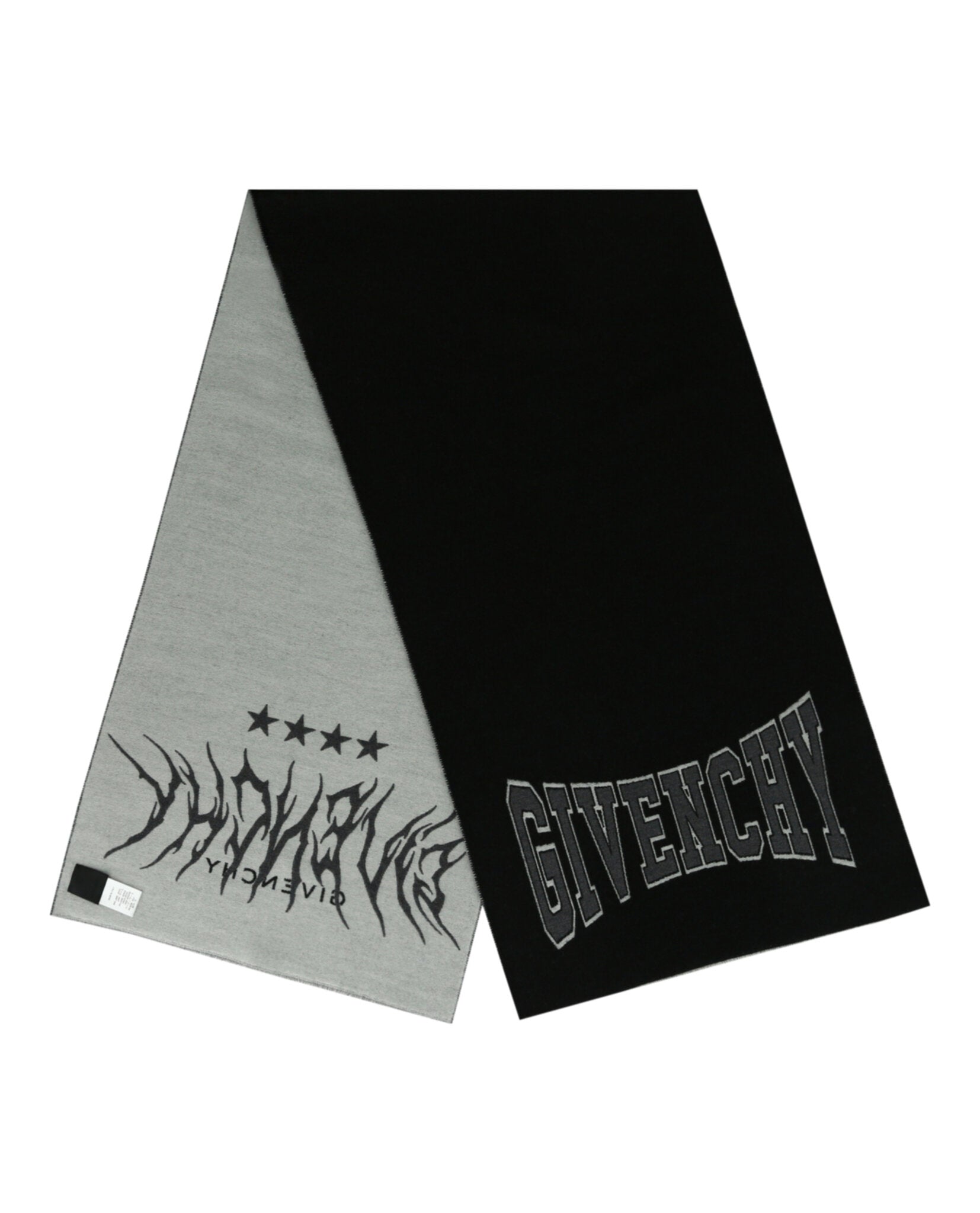 Givenchy Mens Logo Stars Scarf