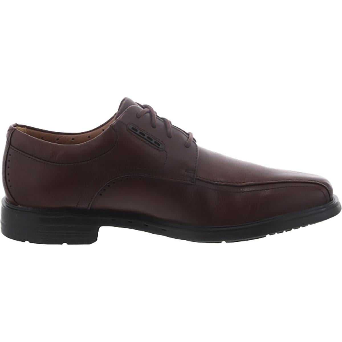 Unkenneth Way Mens Leather Lace Up Derby Shoes