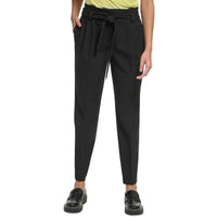 Womens High Rise Tie-Waist Straight Leg Pants1