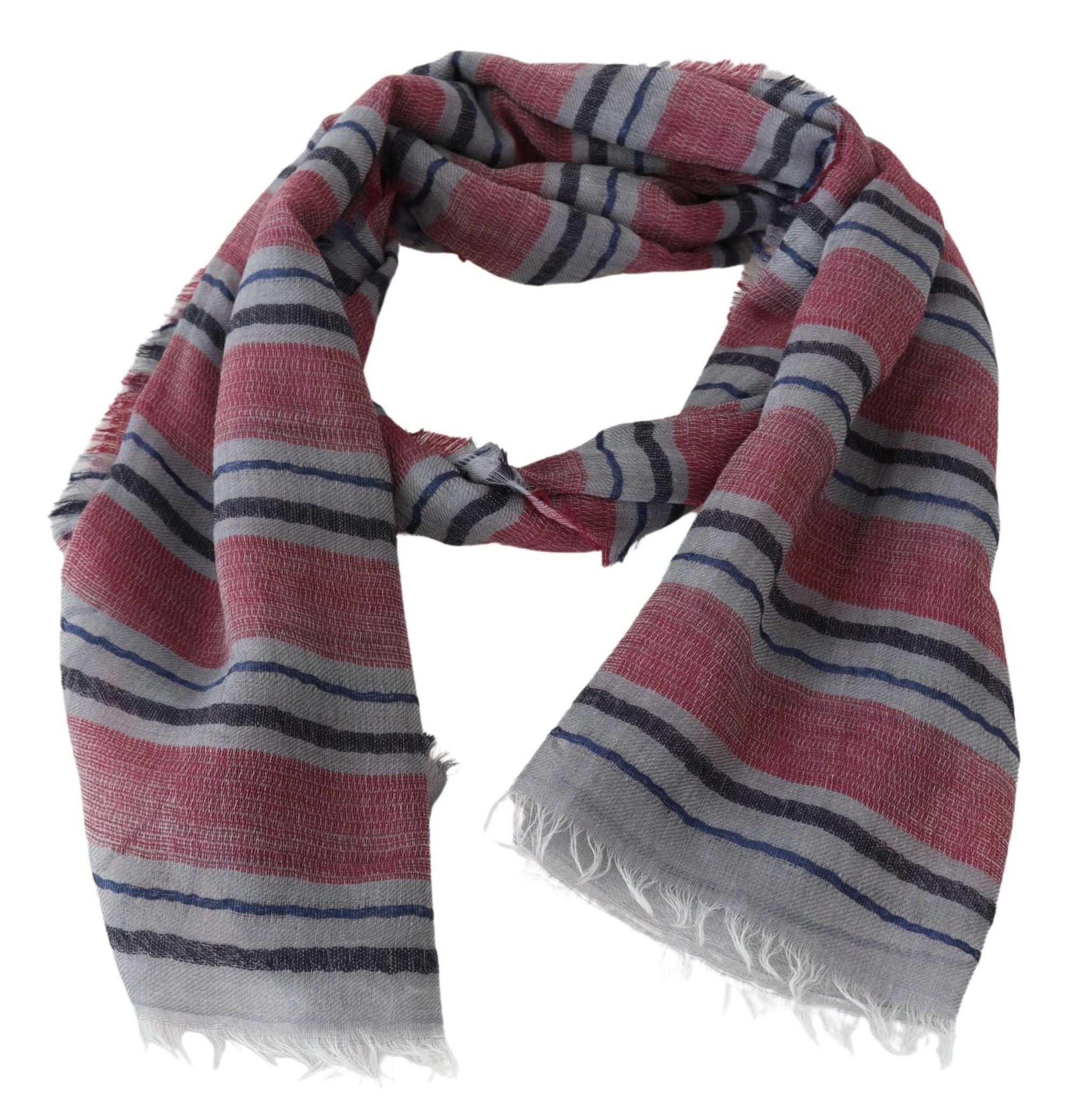 Missoni Elegant Multicolor Striped Wool Men's Scarf