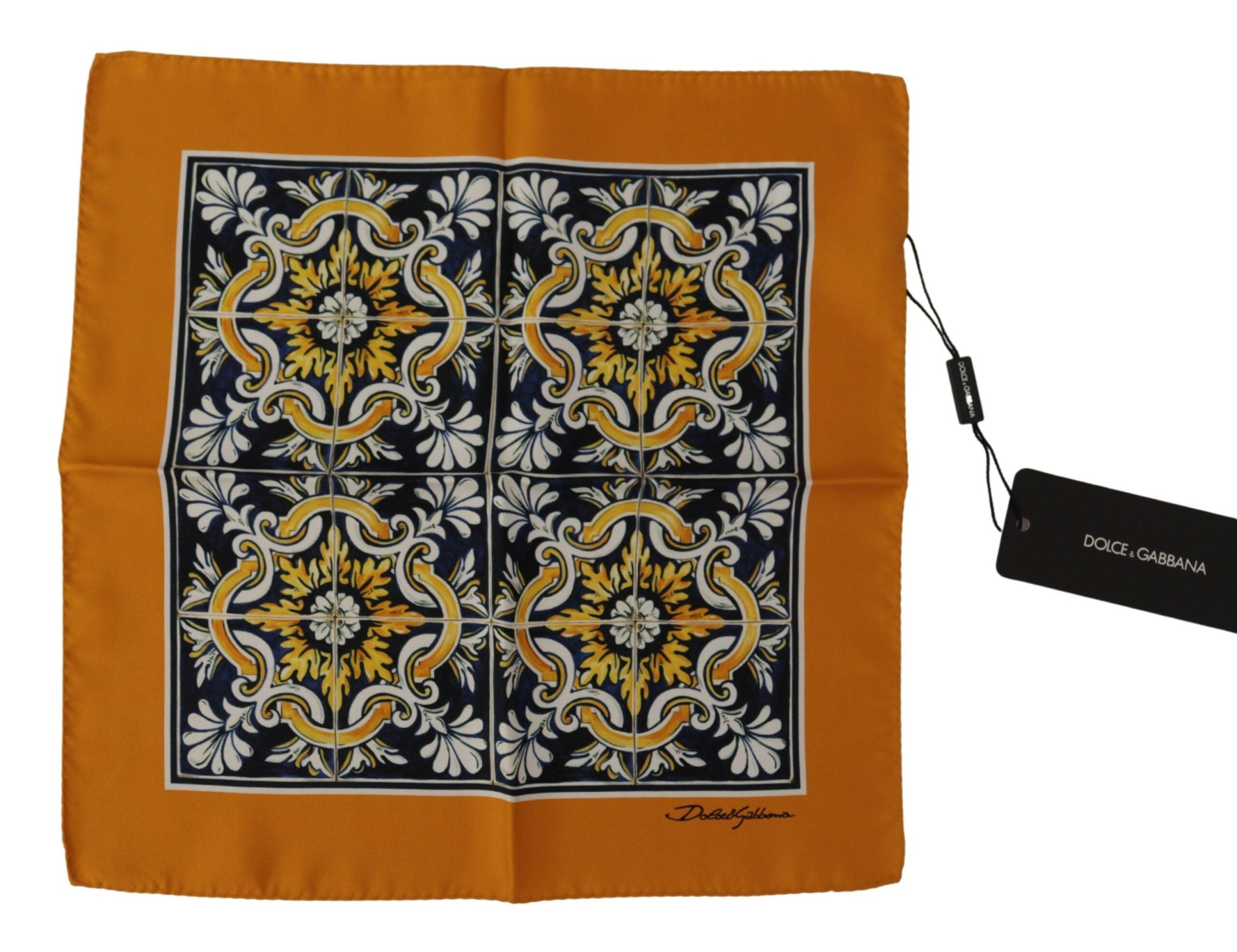 Dolce & Gabbana Elegant Silk Square Men's Men's Scarf