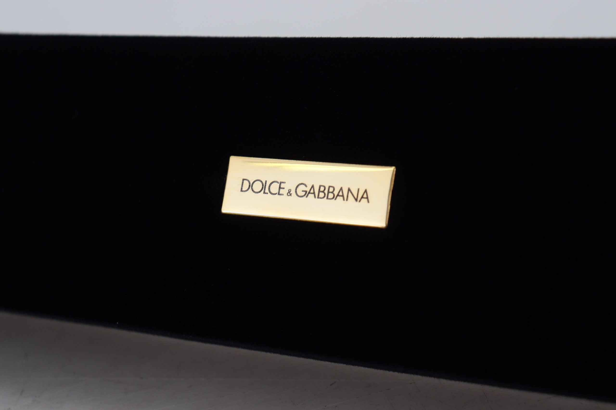 Dolce & Gabbana Elegant Velvet Jewelry Storage Women's Box