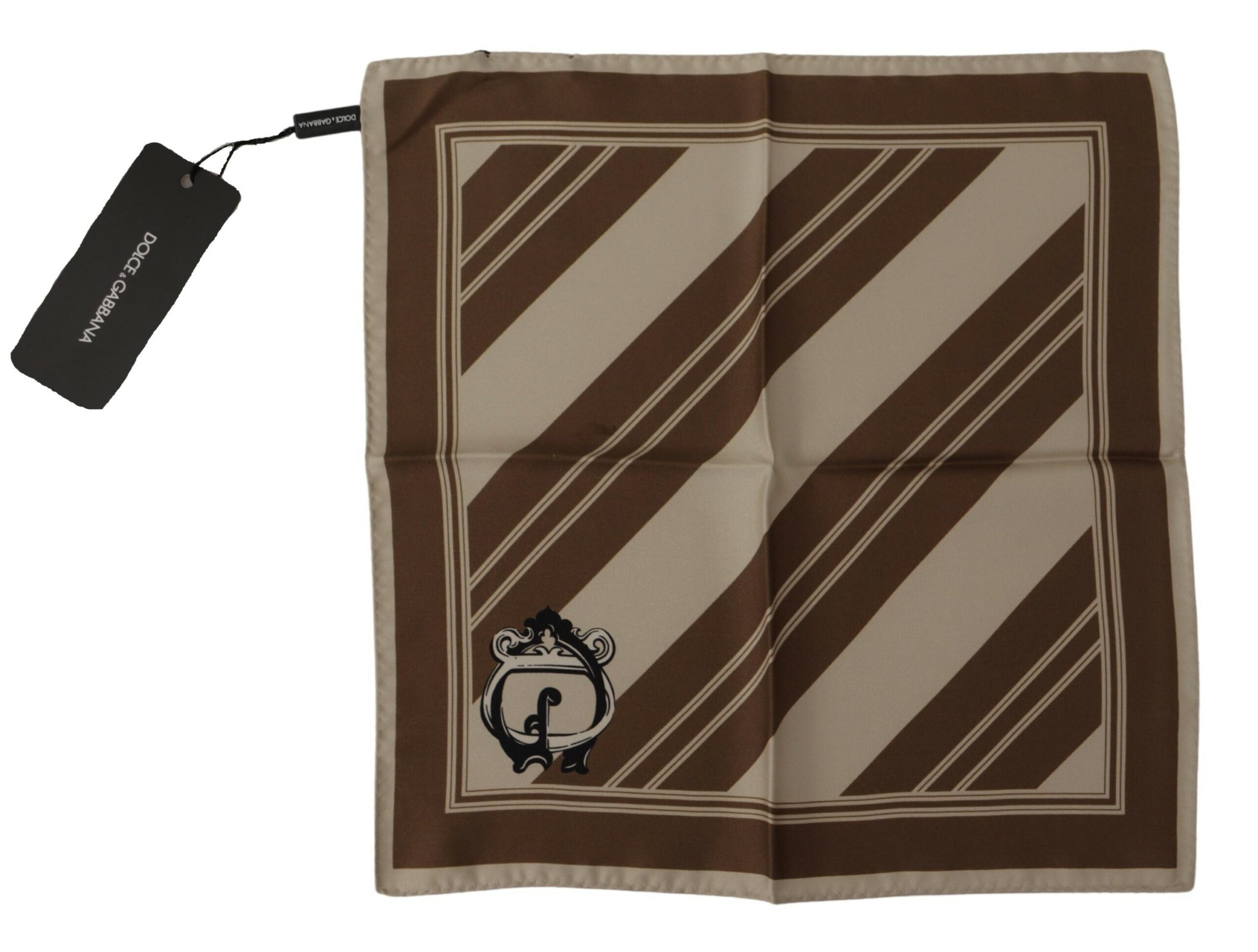 Dolce & Gabbana Elegant Striped Silk Men's Men's Scarf