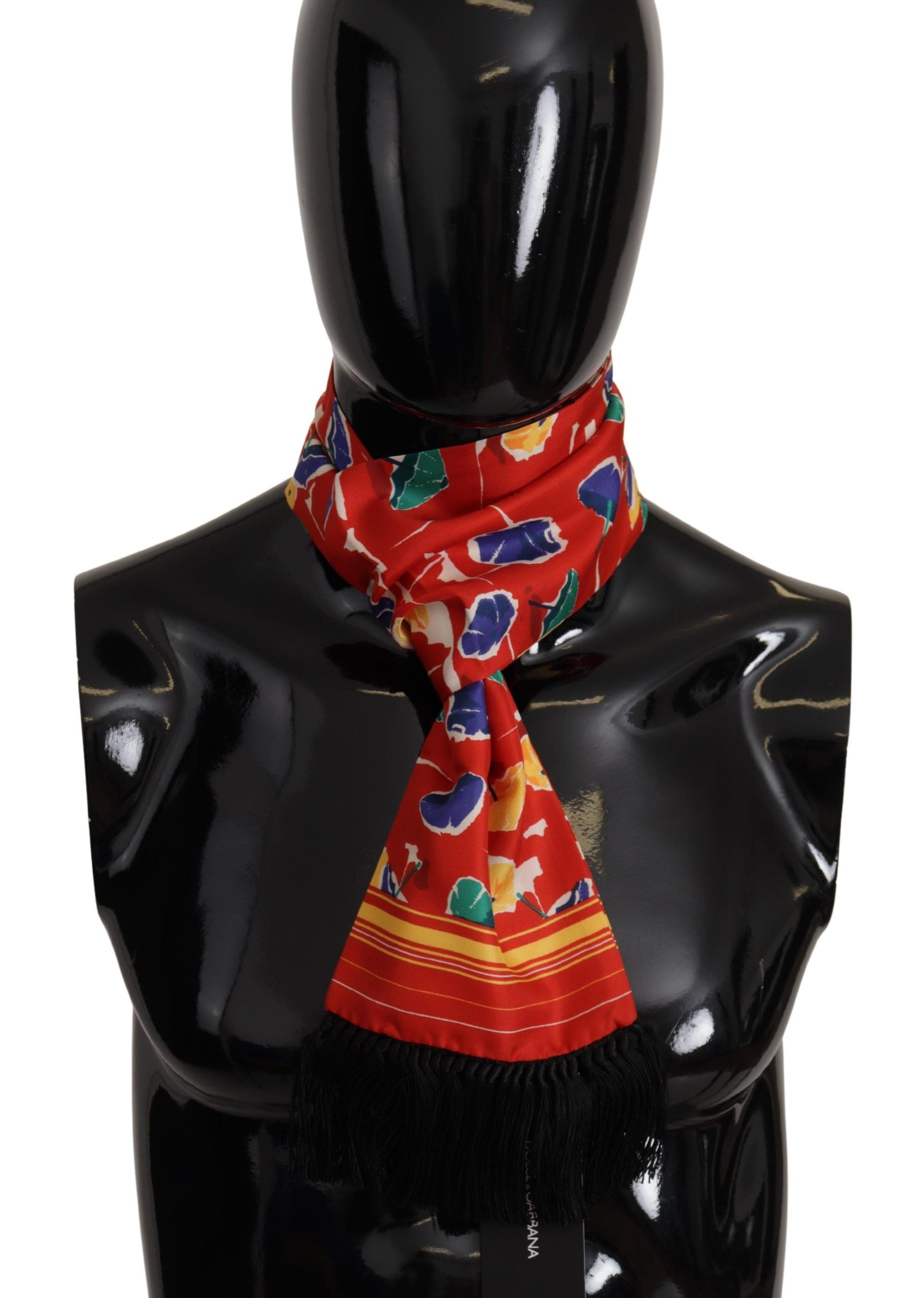 Dolce & Gabbana Elegant Multicolor Silk Men's Men's Scarf