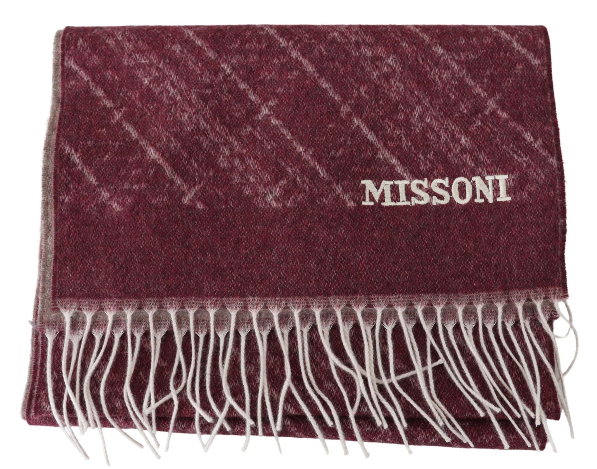 Missoni Elegant Cashmere Fringed Men's Scarf