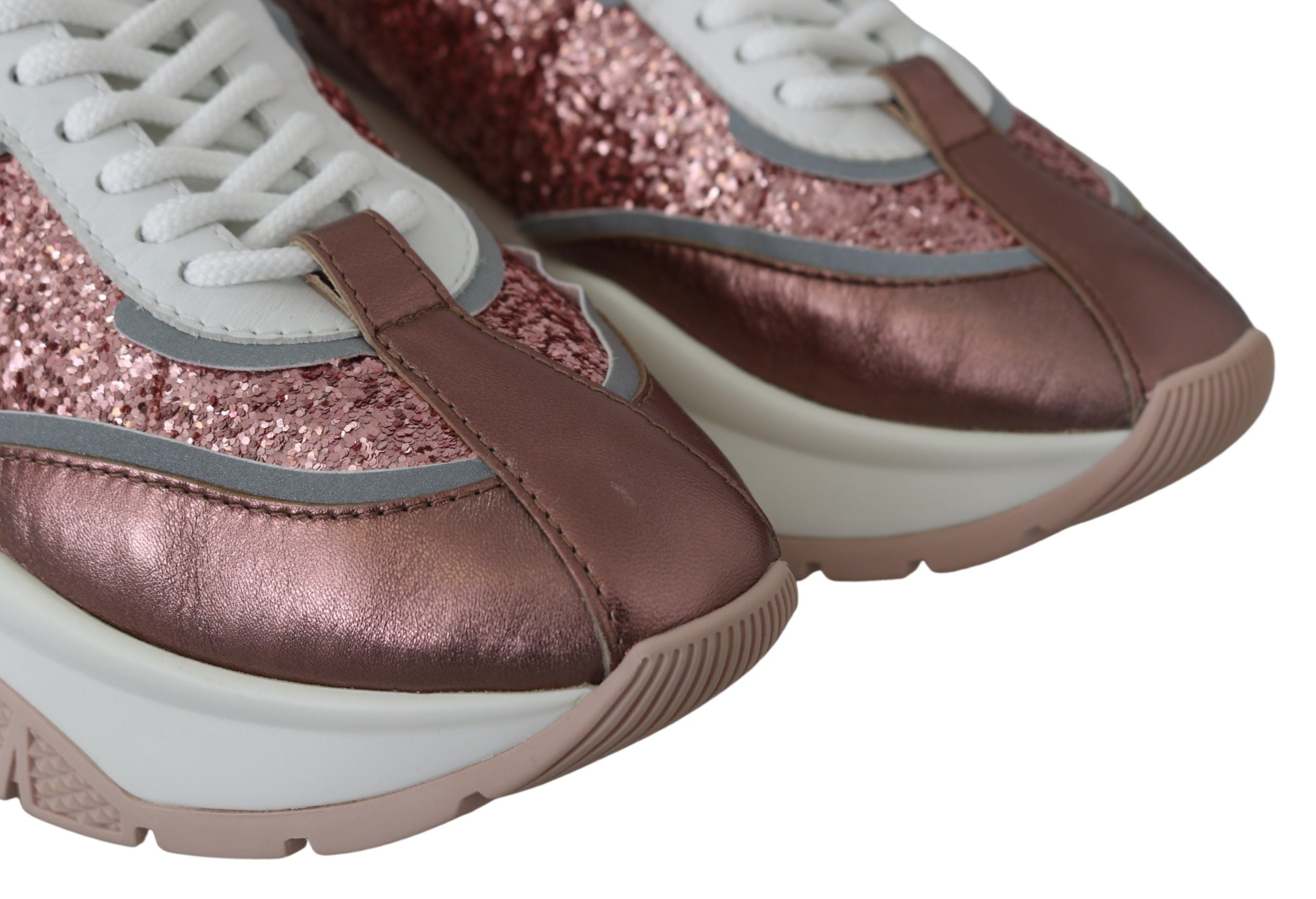 Jimmy Choo Candyfloss Glitter Sneaker Women's Euphoria