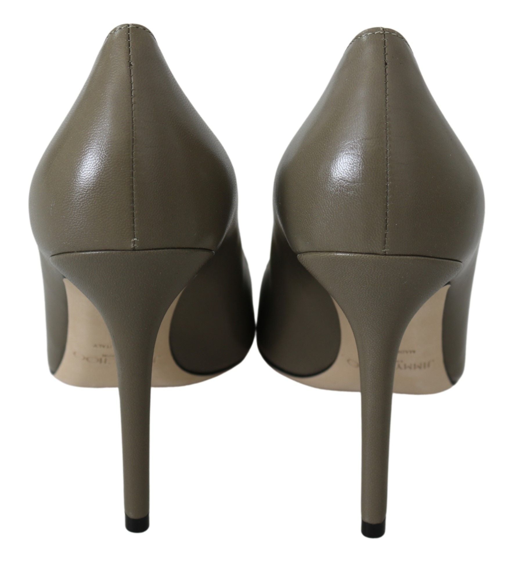 Jimmy Choo Elegant Pebble Green Pointed Toe Women's Pumps