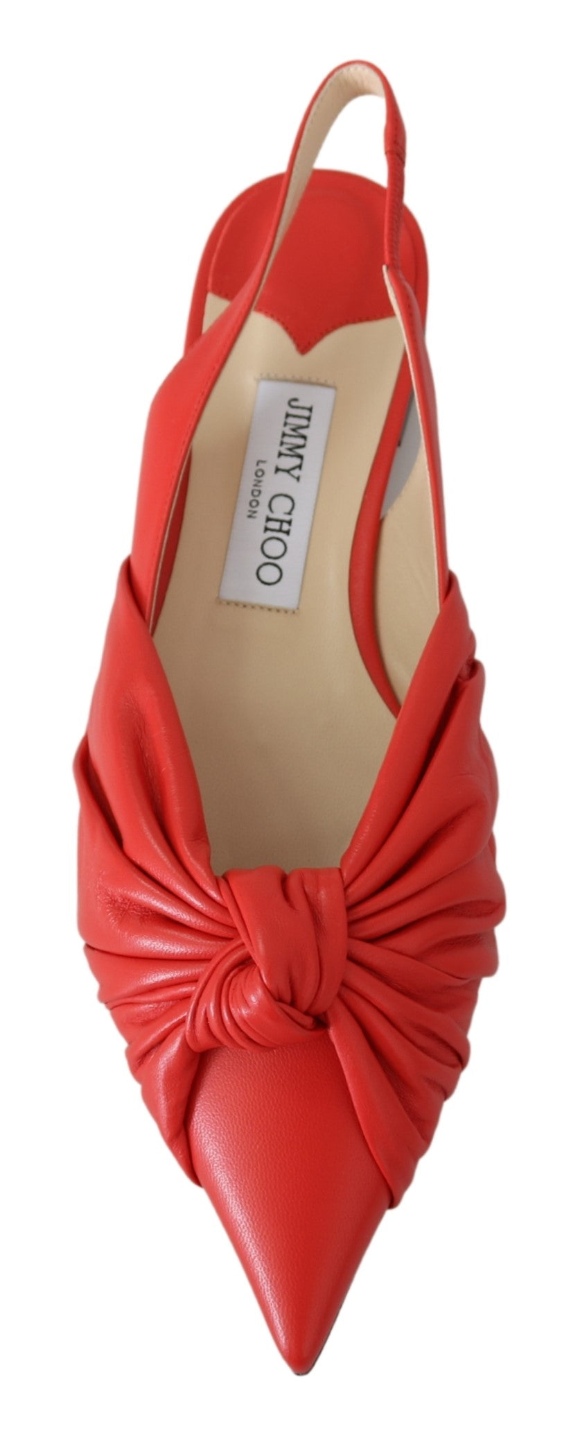 Jimmy Choo Leather Pointed Toe Flat Shoes30